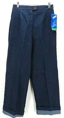 Vintage Mr. Mort Mom High Waist Dark Wash Wide Women's Jeans Size 16P • $41.99