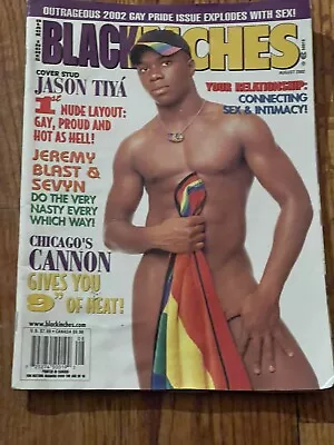 Vintage Male Model Magazine [Black Inches] Magazine August 2002 • $28.88
