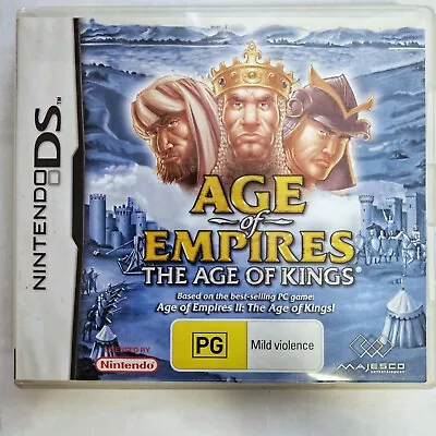 Age Of Empires II - The Age Of Kings - Nintendo DS - With Manual - Free Postage • $23.95