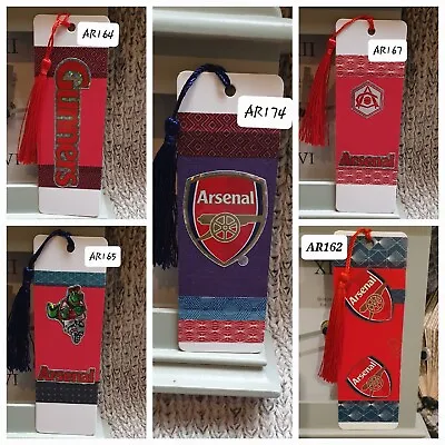 £4.25 • Buy Handmade Football Bookmark Gift-Arsenal-Liverpool-Chelsea-Tottenham-Man Utd -Man