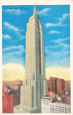 Postcard Empire State Building New York Manhattan Pub Co. VTG VPC02. • $2.13