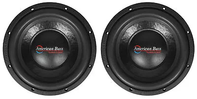 2) American Bass XO 1044 10  600 Watt Car Audio Subwoofers DVC 4-ohm Subs XO1044 • $124.90