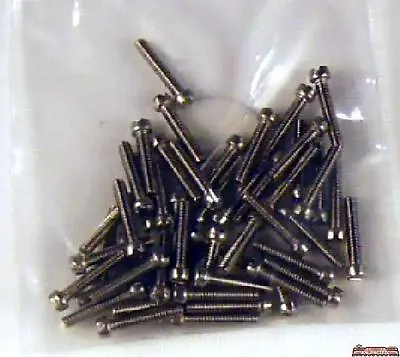 Miniature Hardware Parts Pack 50 Small Stainless Machine Screws 0-80 X 5/16 • $5.64