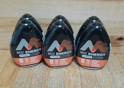6 BTLS: MiO Energy Tropical Fusion Liquid Water Enhancer 1.62oz Bottle Caffeine  • $24.88