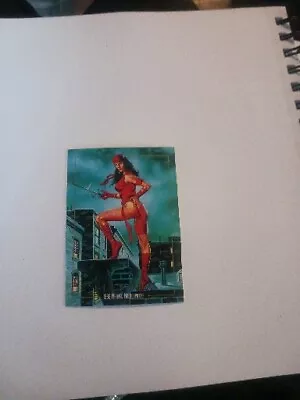 1992 Marvel Masterpieces #22 Elektra Joe Jusko Auto • $375