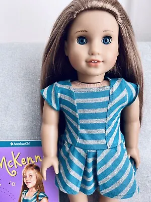 American Girl Doll McKenna In Outfit Dress Shoes And Book • $110