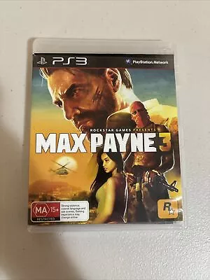 Max Payne 3 - Sony PlayStation 3 - PS3 Game With Manual - PAL Action Shooter • $16.49