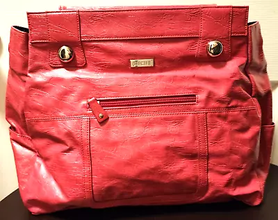 EUC - MICHE - Prima Bag Shell -  Cassie  Pink Faux Leather - Retired • $12.95