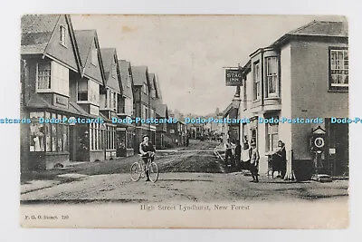 R707120 High Street Lyndhurst. New Forest. F. G. O. Stuart. 1904 • £9.99