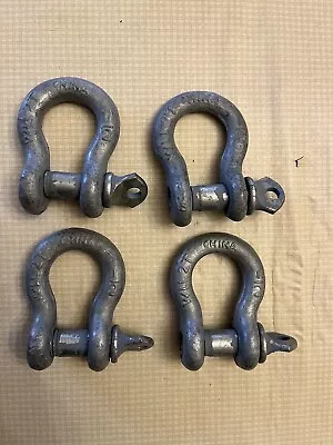 4x.1/2  Bow Shackle D-Ring W Clevis Screw Pin Anchor 2 TON 4400 Lbs Capacity. • $20