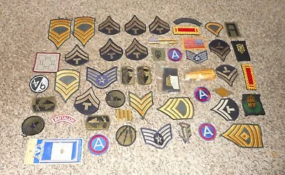 Large Lot Of 48 Vintage U.s. Army Navy Military Patches • $39.95
