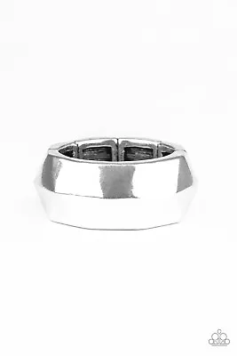 Industrial Mechanic - Silvertone - Paparazzi Accessories Men's Ring • $1.50