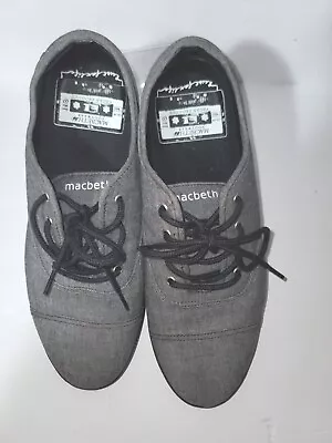Macbeth Footwear Gray Lace Up Skate Shoes Size 11. Pre-owned  • $34.99