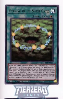 Yugioh Opening Of The Spirit Gates MP21-EN251 Ultra Rare 1st Edition • £6.24