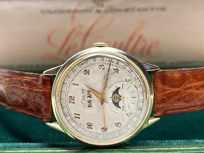 $5000 • Buy Lecoultre Vacheron Constantin Triple Calendar Moonphase Watch With Box Paper🇨🇭