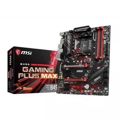 MSI B450 GAMING PLUS MAX Motherboard AMD B450 Socket AM4 ATX • $198.11