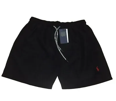 Ralph Lauren Polo Black Swimming Shorts Trunks L Large 32  -33” Waist Swimwear - • £16.99