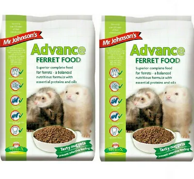 £16.49 • Buy 4kg ADVANCE FERRET FOOD : Superior Complete Animal Feed Bp Nuggets Biscuits Meal