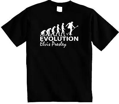 Evolution Of Elvis Presley T Shirt Evolve Of The King Jailhouse Unisex T-shirt • £11.95