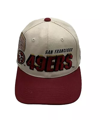 Vintage San Francisco 49ers SPORTS SPECIALTIES ProLine Laser Shadow SNAPBACK HAT • $64.99