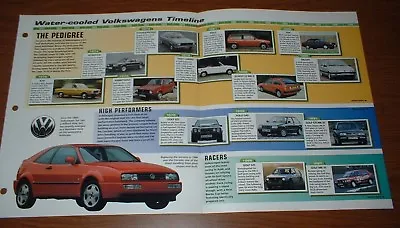 ★★1971-99 History Of The Volkswagen Brochure Vw 71-99 Golf Gti Fox Scirocco★★ • $8.99