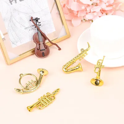 5Pcs/set 1/12 Dollhouse Miniature Musical Instrument Model Furniture Accessor JL • $3.21