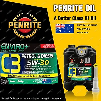 Penrite Full Synthetic Enviro+ C3 5W-30 Engine Oil Premium Quality 20L Diesel • $250.93