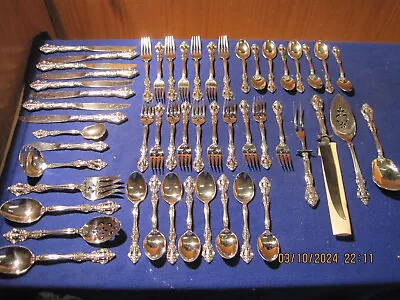 Onieda Michelangelo Stainless Flatware Set 52 Pieces Of 18/10 USA LQQK • $189