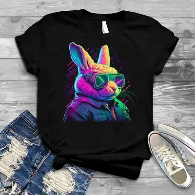 Psychedelic Bunny Psycho Bunny T Shirt • $9.95