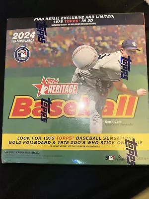 ⚾️ 2024 Topps Heritage Baseball Mega Monster Box - Factory Sealed • $49.95