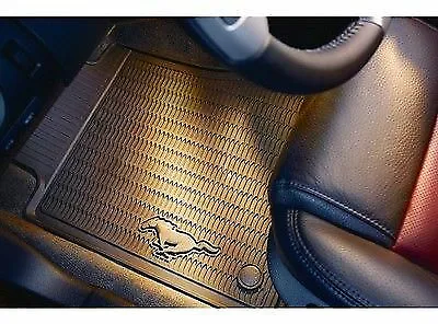 11 Thru 14 Mustang OEM Genuine Ford Black Rubber All Weather Floor Mat Set 4-pc • $134.94