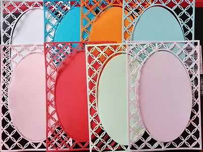 Craft Clear Out.🎀🎀 8 Ornate Lacy Die Cut 2 Piece Frames. Colours Will Vary  • £3.20