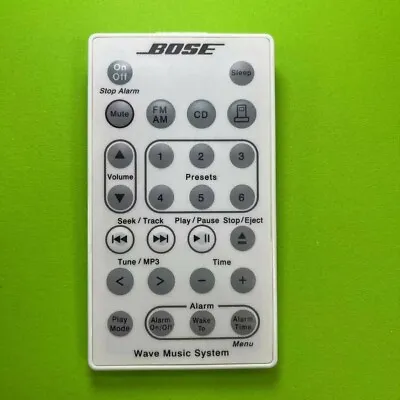$7.80 • Buy Genuine Bose Wave Music System White Remote Control For AWRCC1 AWRCC2 Radio/CD