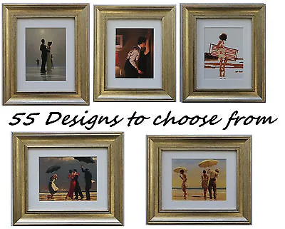 Jack Vettriano Framed Art Prints 33cm X 28cm 55 Designs To Choose GOLD Frame • £24