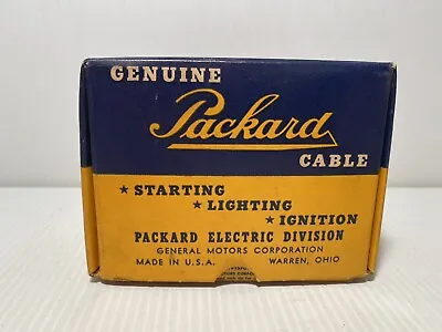 Packard Genuine Cable Advertising Box Only By General Motors Corporation • $25