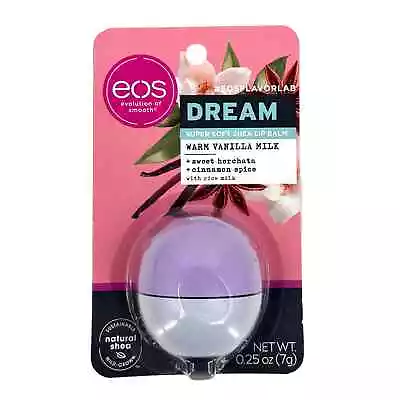 EOS Dream Warm Vanilla Milk Lip Balm Sphere 0.25 Oz 7g • $9.99