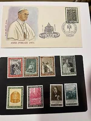 Vatican 1975 Anno Jvbilaei FDC Rome Stamp Collection With Booklet Vintage • $49.99