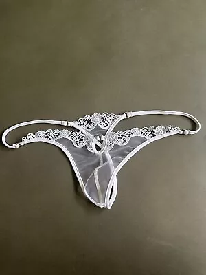 WICKED WEASEL Daisy 6344 G-String White Size XS • $44.99