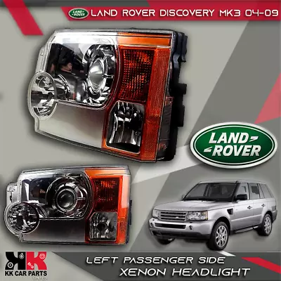 Land Rover Discovery Mk3 Xenon 2004-2009 Left Passenger Side Headlight Xbc500112 • $161.75