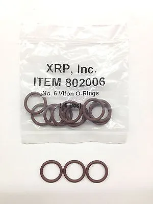 $9.99 • Buy XRP 802006 -6 6AN Viton® O-ring For Race Hose Fittings & Plumbing Line-Lot Of 5