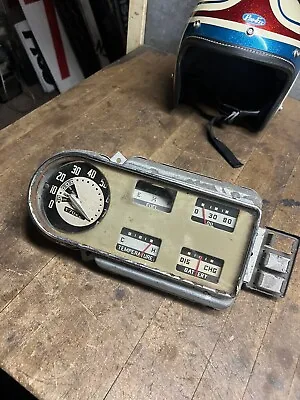 Vintage Old 1949 Auto Ford Truck Speedometer Cluster Gauges Dash Waltham Parts • $99.99