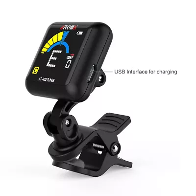 Aroma Clip On LCD Electronic Digital Guitar Tuner Chromatic Violin Ukulele AU • $20.89