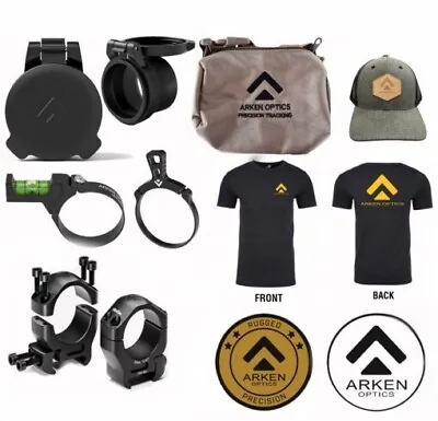 Arken Optics 34MM Rings Or Rigid Mount Combo Pack (For Arken EP5 5-25X56) • $236.98
