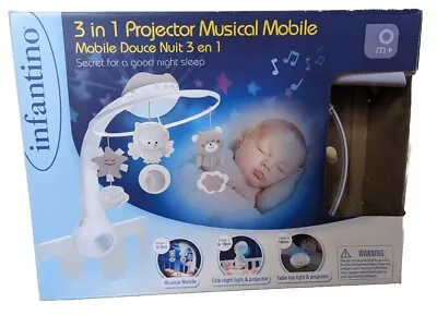 Infantino 3-in-1 Projector Musical Mobile • £24.99