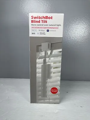 SwitchBot W2701600 Blind Tilt Motorized Blind Opener Solar Panel - White • $45