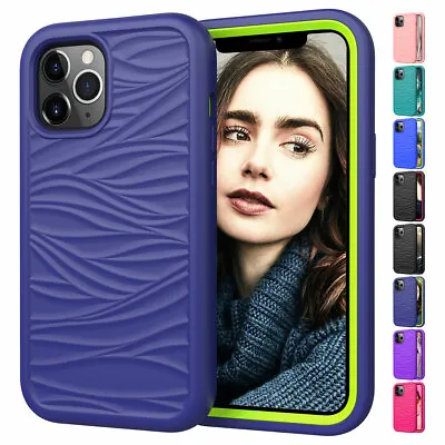 $13.35 • Buy For IPhone 13 12 11 Pro Max XS XR 8 7 Shockproof Heavy Duty Defender Case Cover