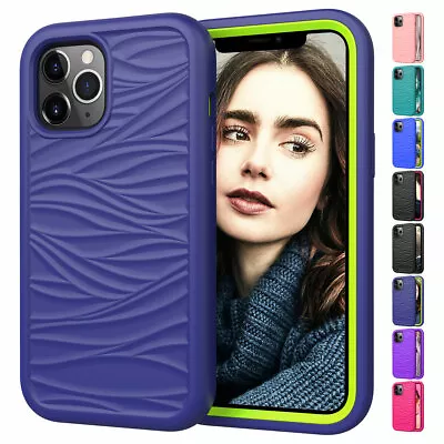 $13.35 • Buy For IPhone 13 12 11 Pro Max XS XR 8 7 Shockproof Heavy Duty Silicone Case Cover