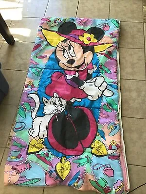 Vintage Disney Minnie Mouse Child  Sleeping Bag • $29.99