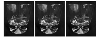 $39.99 • Buy Johnnie Walker 3 X Estate Series 2015 Rock Glasses Etched Signature CAVE BNWOB
