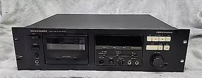 Marantz PMD502U Professional Stereo Cassette Deck W/ Rack Mount Works Great • $149.99